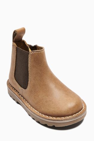 Tan Leather Chelsea Boots (Younger Boys)